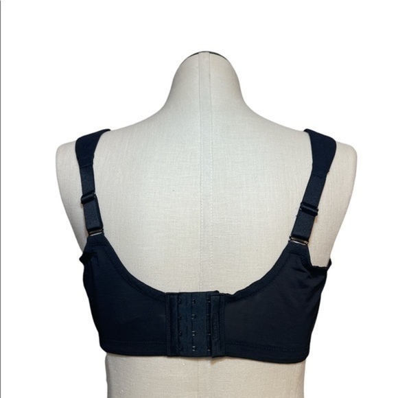 Glamorise woman’s black thick strap intimate bra Sz 40G - Picture 6 of 6